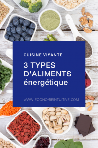 3 types d'aliments